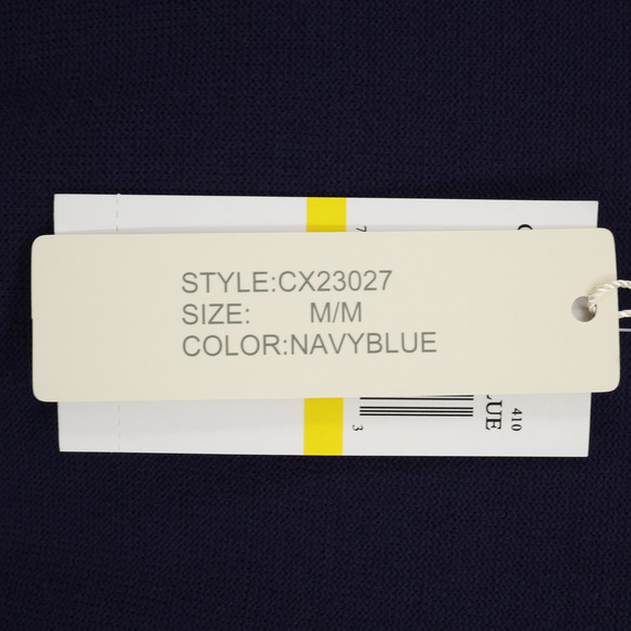 Pointelle Sweater Womens Medium Navy Blue Open Long Cardigan Hooded Pockets New - Picture 11 of 16